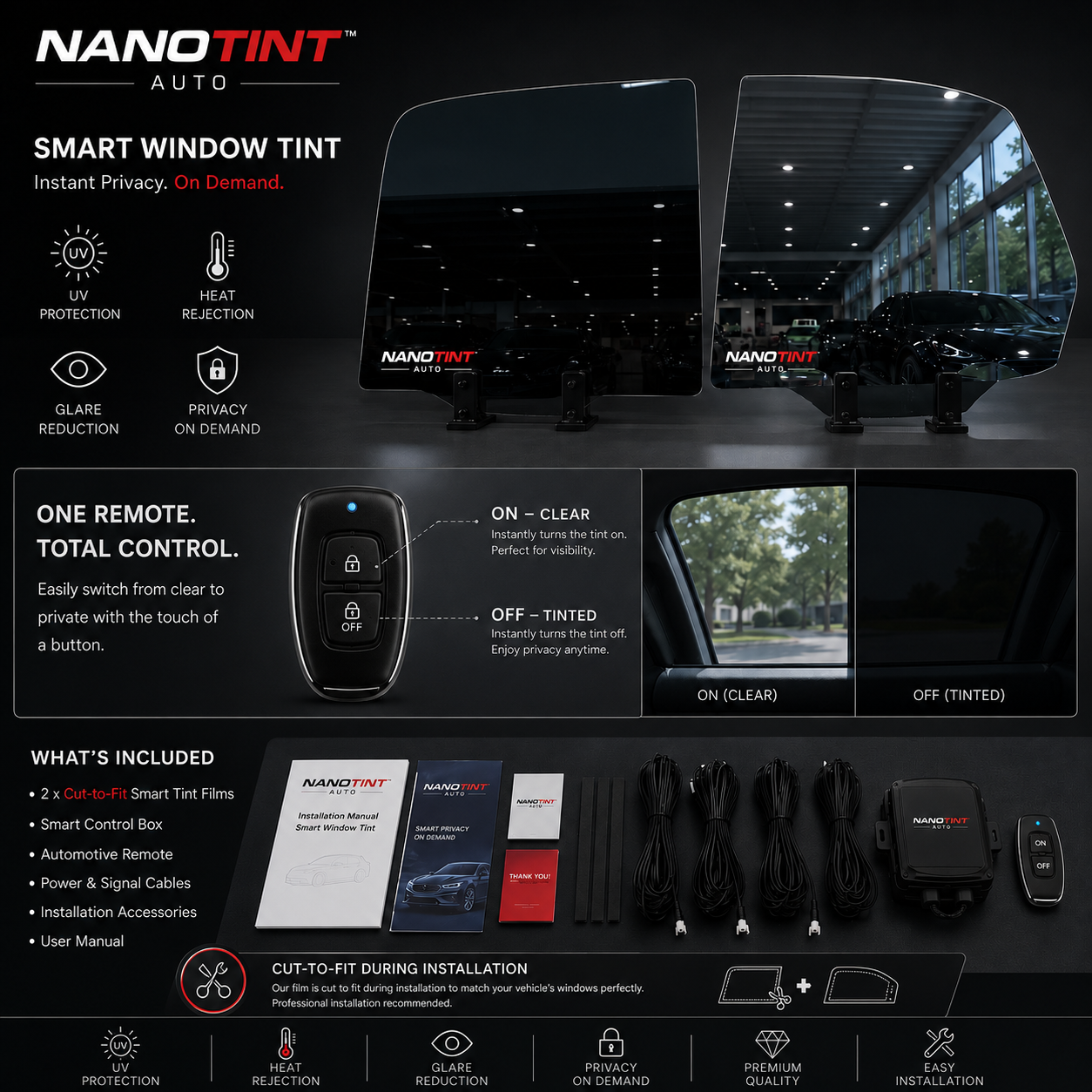 2-Window Smart Tint Kit